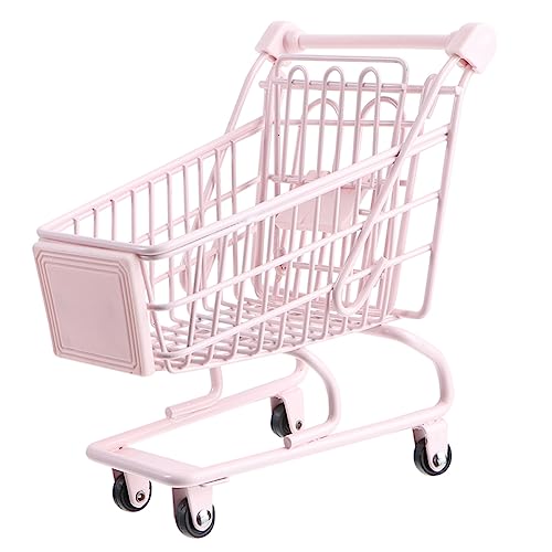 GALPADA Einkaufswagen-Ornamente Wagen für Korb Lebensmittelgeschäft Miniatur Einkaufswagenspielzeug Einkaufswagen für Kleinkinder Mini-Einkaufswagen als Rollenspiel Eisen Rosa GALPADA Einkaufswagen-Ornamente Wagen für Korb Lebensmittelgeschäft Miniatur Einkaufswagenspielzeug Einkaufswagen für Kleinkinder Mini-Einkaufswagen als Rollenspiel Eisen Rosa von GALPADA