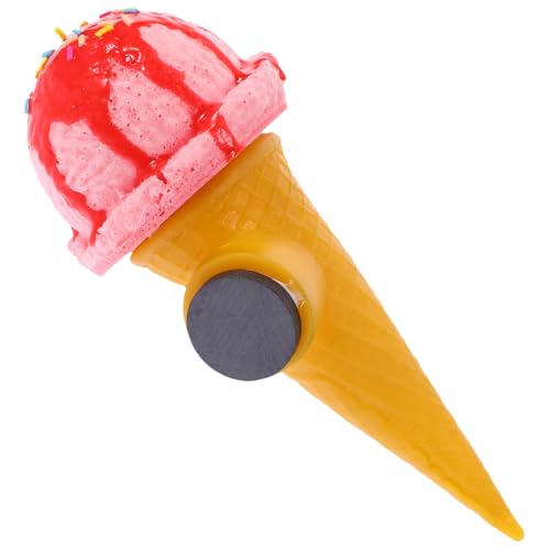GALPADA Eiscreme Kühlschrankmagnet Realistisches Lebensechtes Dessert für Kühlschränke und Eisdielen Stylische Langlebige Deko für Süße von GALPADA