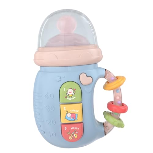 GALPADA Elektrisches Babyflaschen Schüttelspielzeug mit Licht und Musik Interaktives Bilinguales Lernspielzeug für Neugeborene Beruhigende Einschlafhilfe Leicht und Tragbar Sensorisches GALPADA Elektrisches Babyflaschen Schüttelspielzeug mit Licht und Musik Interaktives Bilinguales Lernspielzeug für Neugeborene Beruhigende Einschlafhilfe Leicht und Tragbar Sensorisches von GALPADA