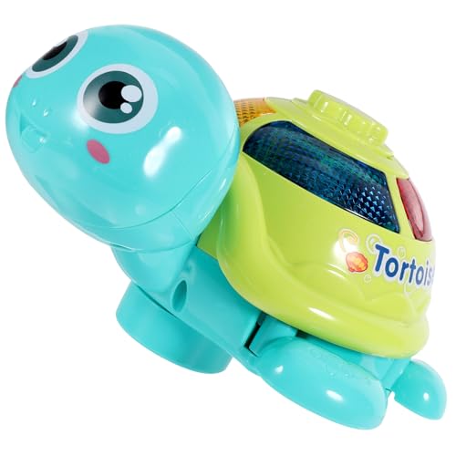 GALPADA Elektrisches Schildkröten mit Musik und Lichtern Simuliertes Tiermodell Bewegliche und Leuchtende Schildkröte für Kindergeburtstage Kreatives Fantasie Zufällige Zufällige Farbe von GALPADA
