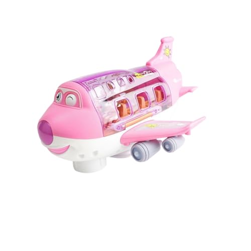 GALPADA Elektronisches Flugzeugspielzeug mit Musik und Licht Drehbar Langlebiges Kunststoffmodell Beweglich und Singend Pädagogisch Geeignet für Kleinkinder und Junge Mädchen Rosa GALPADA Elektronisches Flugzeugspielzeug mit Musik und Licht Drehbar Langlebiges Kunststoffmodell Beweglich und Singend Pädagogisch Geeignet für Kleinkinder und Junge Mädchen Rosa von GALPADA