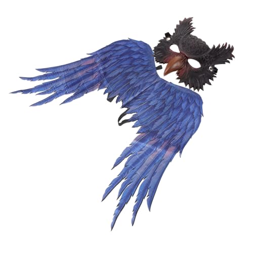 GALPADA Eulen Kostümset mit Maske und Flügeln Leichtes und Halloween Cosplay Outfit für Erwachsene für Partys und Karneval Einzigartiges Design Einfach zu Tragen GALPADA Eulen Kostümset mit Maske und Flügeln Leichtes und Halloween Cosplay Outfit für Erwachsene für Partys und Karneval Einzigartiges Design Einfach zu Tragen von GALPADA