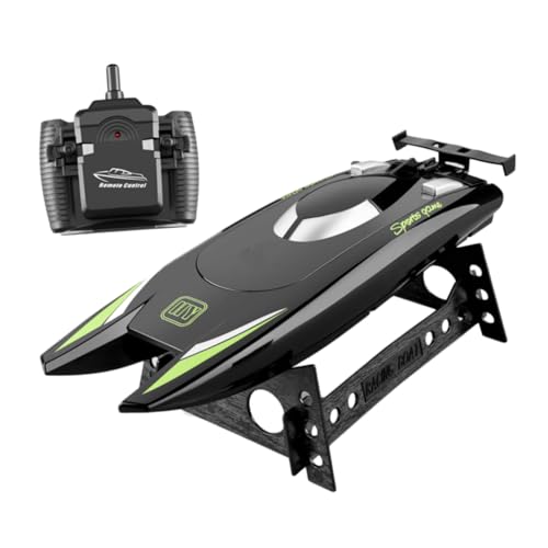 GALPADA Ferngesteuertes Boot Set Hochgeschwindigkeits Rc Boot für Erwachsene Kreatives Wasserspielzeug Schwarz für Pools und Seen GALPADA Ferngesteuertes Boot Set Hochgeschwindigkeits Rc Boot für Erwachsene Kreatives Wasserspielzeug Schwarz für Pools und Seen von GALPADA