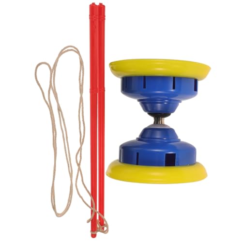 GALPADA Fitness Diabolo mit Dreifachlager Traditionelles Profi Diabolo für Erwachsene und Langlebig Ergonomisch Stoßfest für Fitness und Jonglage Zufällige Farbe Zufällige Farbe von GALPADA