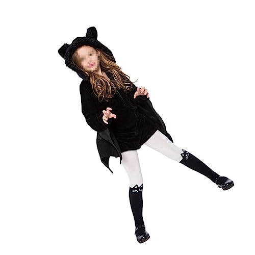 GALPADA Fledermaus Kostüm Set Für Halloween Cosplay Outfit Mit Flügeln Und Maske Für Mädchen Für Halloween Partys Und Verkleidungen von GALPADA