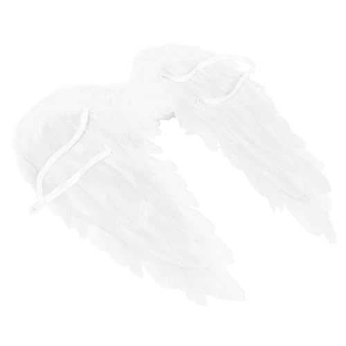 GALPADA Flügel Requisiten Weihnachtsdekorationen Flügel Jungen Und Für Weihnachtsengel Dekorationen Kostüm Weihnachtsschmuck Erwachsene Weiß von GALPADA
