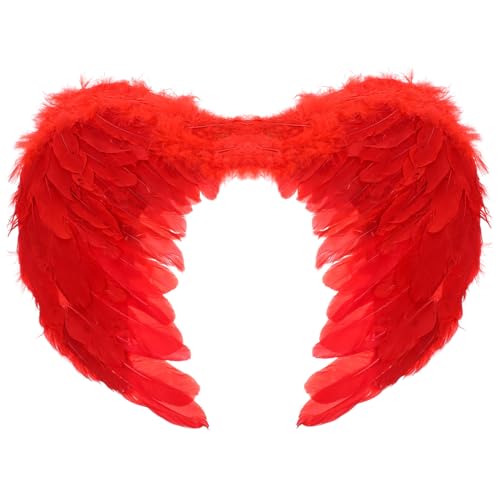GALPADA Flügel Rote Flatter Flügel Cosplay Party Kostüm Bühnenauftritt Zubehör Leicht Langlebig für Tanz Geburtstag Halloween und Bühnenperformance GALPADA Flügel Rote Flatter Flügel Cosplay Party Kostüm Bühnenauftritt Zubehör Leicht Langlebig für Tanz Geburtstag Halloween und Bühnenperformance von GALPADA