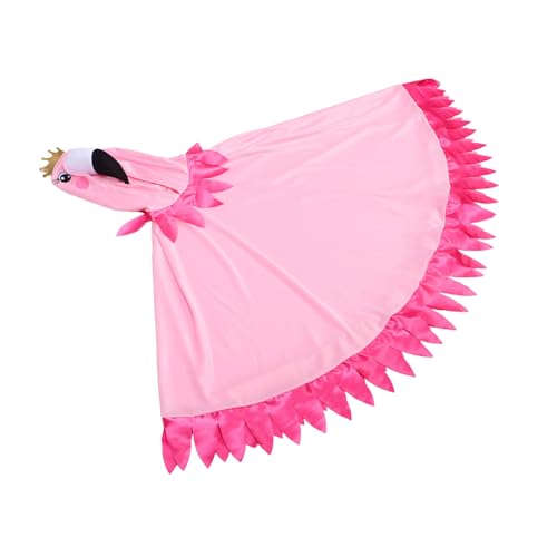 GALPADA Frauen Flamingo Kostüm Halloween Kapuze Cape Flamingo Kapuze -outfit Unisex Tier Cosplay Kostüm Für Die Halloween -sommerparty Ostern GALPADA Frauen Flamingo Kostüm Halloween Kapuze Cape Flamingo Kapuze -outfit Unisex Tier Cosplay Kostüm Für Die Halloween -sommerparty Ostern von GALPADA