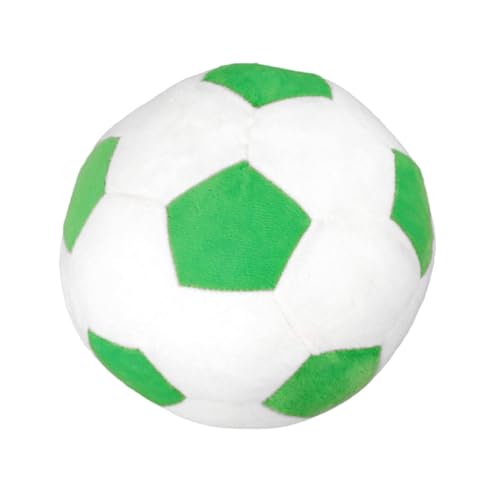 GALPADA Fußball Plüschtier Weiches Elastisch Gefülltes Soccer Modell in Weiß-grün Kuschelspielzeug und Wohnaccessoire für Geschenkidee für Junge Fußballfans von GALPADA