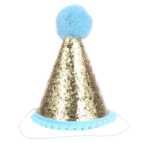 GALPADA Geburtstags-Kopfbedeckung Blau mit Glitzer-pailletten und Elastischem Band Langlebiger Party Mädchen Geburtstagsfeier Modisches Foto-accessoire Bequemes Non-woven Material GALPADA Geburtstags-Kopfbedeckung Blau mit Glitzer-pailletten und Elastischem Band Langlebiger Party Mädchen Geburtstagsfeier Modisches Foto-accessoire Bequemes Non-woven Material von GALPADA