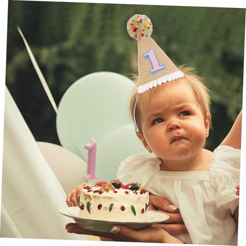 GALPADA Geburtstagskegelhut Geburtstag Partyzubehör für Jungen Mädchen Niedliche Deko mit Zartem Rosa Design Leicht und Bequem für Unvergessliche Fotos GALPADA Geburtstagskegelhut Geburtstag Partyzubehör für Jungen Mädchen Niedliche Deko mit Zartem Rosa Design Leicht und Bequem für Unvergessliche Fotos von GALPADA