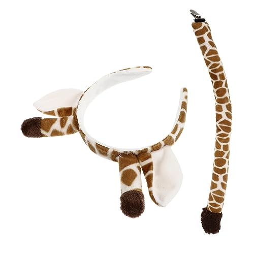 GALPADA Giraffe Kostümset für Tierohren Haarband Requisite Cosplay Zubehör für Karneval Geburtstagsfeiern Mottopartys GALPADA Giraffe Kostümset für Tierohren Haarband Requisite Cosplay Zubehör für Karneval Geburtstagsfeiern Mottopartys von GALPADA