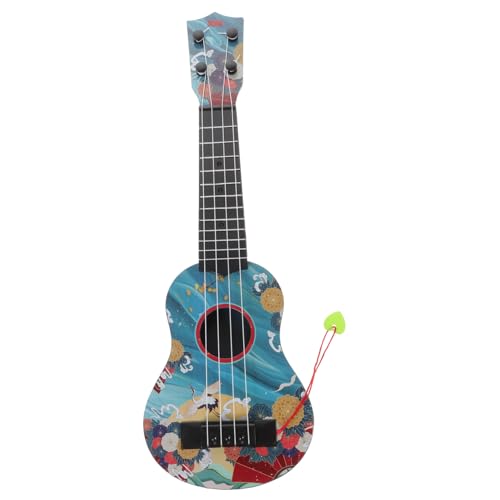 GALPADA Gitarre mit Verstellbaren Saiten Kunststoff Musikinstrument für Frühe Musikalische Bildung Realistische Nachbildung Interesse und Lernspaß von GALPADA