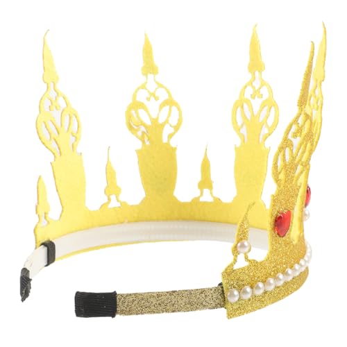 GALPADA Goldene Geburtstagskrone Stirnband Leichtes Kinderhaarschmuck Elegante Party Krone für Mädchen und Jungen Sicherer Langlebiger Kopfschmuck für Geburtstagsfeiern und Geschenke GALPADA Goldene Geburtstagskrone Stirnband Leichtes Kinderhaarschmuck Elegante Party Krone für Mädchen und Jungen Sicherer Langlebiger Kopfschmuck für Geburtstagsfeiern und Geschenke von GALPADA