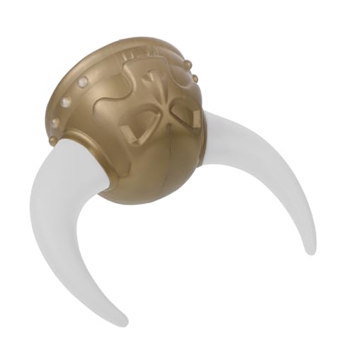 GALPADA Goldener Kunststoff Ochsenhorn Hut für Karneval Halloween Tanzparty Robuste Cosplay Kopfbedeckung als Vielseitiges Party Accessoire und Fotorequisite für Maskerade Bühnenauftritte GALPADA Goldener Kunststoff Ochsenhorn Hut für Karneval Halloween Tanzparty Robuste Cosplay Kopfbedeckung als Vielseitiges Party Accessoire und Fotorequisite für Maskerade Bühnenauftritte von GALPADA