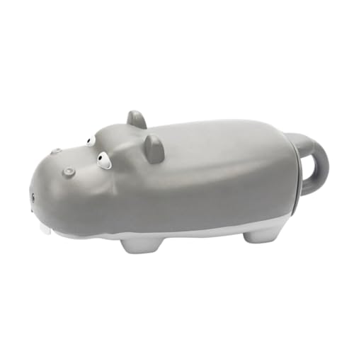 GALPADA Großes Hippopotamus Wasserspielzeug mit Zug pumpmechanismus Rutschfester Griff Langlebiger Kunststoff Lustiger Wasserspritz spaß für Badespielzeug und Outdoor Wasserspritze von GALPADA