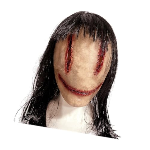 GALPADA Gruselige Halloween Maske Gespenstliches Horror Cosplay Accessoire für Erwachsene für Haunted House Party Dekoration und Kostümierung von GALPADA
