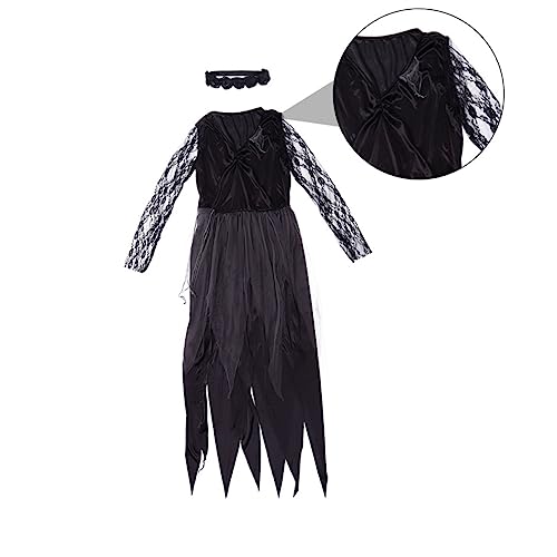 GALPADA Gruseliges Halloween Braut Kostüm Für Damen Beängstigendes Vampire Ghost Outfit Für Halloween Events Perfekte Wahl Für Horror Performances Und Themenfeiern von GALPADA