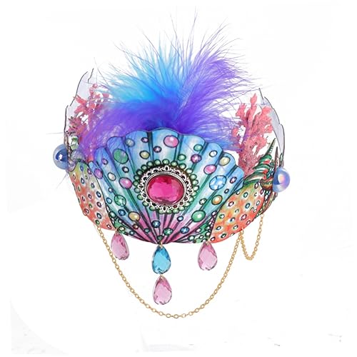GALPADA Haarband Krone mit Design Elastisches Stirnband für Halloween Cosplay und Partys Leicht und Bequem als Fotorequisit für Besondere Anlässe von GALPADA