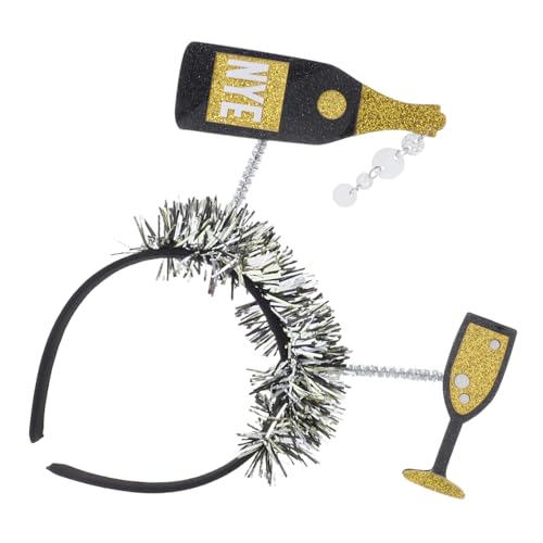 GALPADA Haarreifen Für Weinflasche Stirnband Mit Abschlusskappen-stirnbandeinsatz Abschlusshut Für Party Stirnband Neujahrskrone Geburtstagspartyhüte Abschlusskappen-stirnband GALPADA Haarreifen Für Weinflasche Stirnband Mit Abschlusskappen-stirnbandeinsatz Abschlusshut Für Party Stirnband Neujahrskrone Geburtstagspartyhüte Abschlusskappen-stirnband von GALPADA