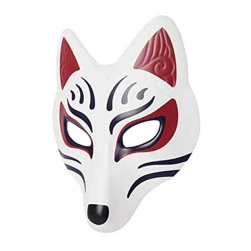 GALPADA Halloween Fuchsmaske für Cosplay und Partys Elegante Tiermaske für Maskeraden Dekoration für Halloween Feiern von GALPADA