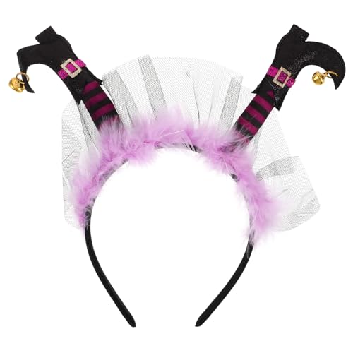 GALPADA Halloween Haarreif Hexenfuß Stirnband Cosplay Party Kopfschmuck für Damen und Mädchen Bequemer Sitz für Halloween Geburtstagsfeiern Einzigartiges Fotoaccessoire von GALPADA