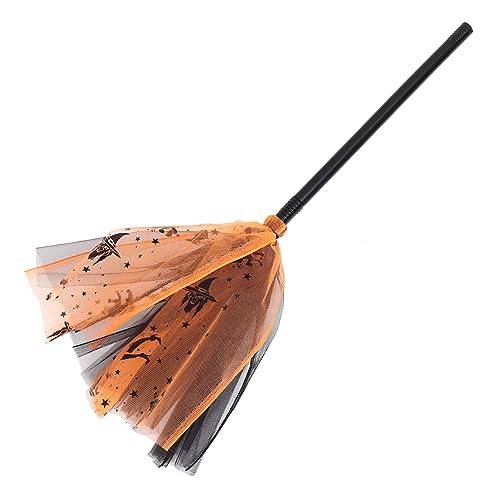 GALPADA Halloween Hexenbesen Cosplay Kostüm Besen Abnehmbar Leichtes Party Accessoire für Halloween Fasching Rollenspiele und Dekoration GALPADA Halloween Hexenbesen Cosplay Kostüm Besen Abnehmbar Leichtes Party Accessoire für Halloween Fasching Rollenspiele und Dekoration von GALPADA