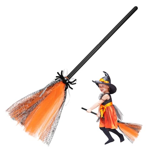 GALPADA Halloween Hexenbesen für Erwachsene Bunter Kostümbesen für Halloween Party Deko Cosplay Zubehör für Hexen und Kreative Requisite für Spaß GALPADA Halloween Hexenbesen für Erwachsene Bunter Kostümbesen für Halloween Party Deko Cosplay Zubehör für Hexen und Kreative Requisite für Spaß von GALPADA