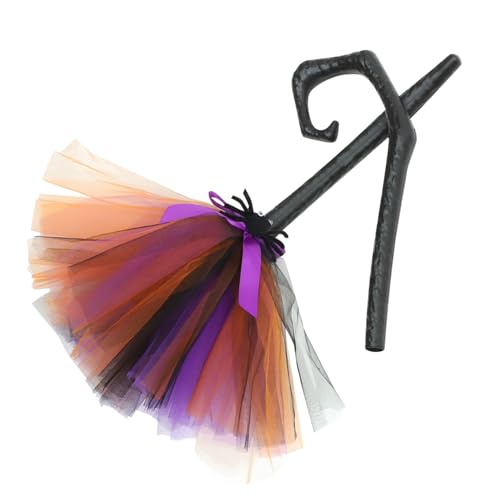 GALPADA Halloween Hexenbesen mit Abnehmbarem Stiel Leichtes Material Vielseitige Cosplay Requisite für Party Bühnenbild und Karneval Praktische Tragbarkeit und Verstellbare GALPADA Halloween Hexenbesen mit Abnehmbarem Stiel Leichtes Material Vielseitige Cosplay Requisite für Party Bühnenbild und Karneval Praktische Tragbarkeit und Verstellbare von GALPADA