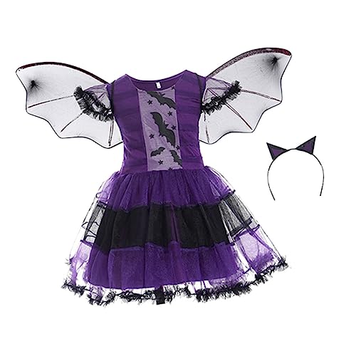 GALPADA Halloween Kinder Kostüme Halloween Kostü Umhang Langer Schwarzer Hexenumhang Für Ideal Für Halloween Verkleidung Cosplay Und Faschingspartys Kinderkostüme Für Grusel Events von GALPADA