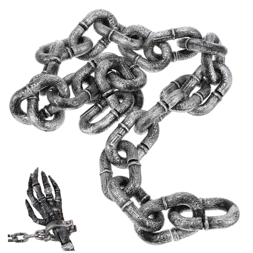 GALPADA Halloween Kunststoffkette Realistische Dekoration Party Deko Zubehör Leichte Robuste Kunststoffkette für Halloween Kostüm und Bühnenrequisiten GALPADA Halloween Kunststoffkette Realistische Dekoration Party Deko Zubehör Leichte Robuste Kunststoffkette für Halloween Kostüm und Bühnenrequisiten von GALPADA