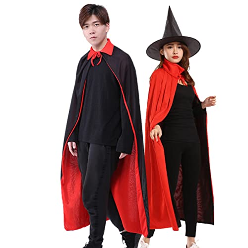 GALPADA Halloween Umhang Cosplay Kostüm Für Schwarz Rot Vampir Outfit Für Karneval Und Kostümpartys Männerumhang Für Party Unisex GALPADA Halloween Umhang Cosplay Kostüm Für Schwarz Rot Vampir Outfit Für Karneval Und Kostümpartys Männerumhang Für Party Unisex von GALPADA