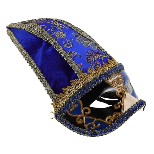 GALPADA Halloween-partymaske Maskendekor Partymaske Für Frauen Karneval Kostüm Maskerade-maske Masse Glückselige Maskerade Maskerademasken Mit Stock Maskenballkleider Stoff Blue GALPADA Halloween-partymaske Maskendekor Partymaske Für Frauen Karneval Kostüm Maskerade-maske Masse Glückselige Maskerade Maskerademasken Mit Stock Maskenballkleider Stoff Blue von GALPADA