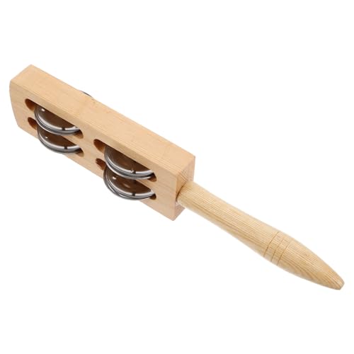 GALPADA Handglocken Holz Jingle Stick mit Schellen Percussion Instrument für Musikunterricht Kindergarten und Eltern Junge Mädchen aktivitäten Rhythmus und Hörentwicklung GALPADA Handglocken Holz Jingle Stick mit Schellen Percussion Instrument für Musikunterricht Kindergarten und Eltern Junge Mädchen aktivitäten Rhythmus und Hörentwicklung von GALPADA