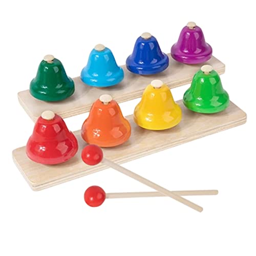 GALPADA Handglocken Robustes Kindermusikinstrument Interaktives Musikspielzeug für Frühe Sicher und Langlebig für Mädchen und Jungen GALPADA Handglocken Robustes Kindermusikinstrument Interaktives Musikspielzeug für Frühe Sicher und Langlebig für Mädchen und Jungen von GALPADA