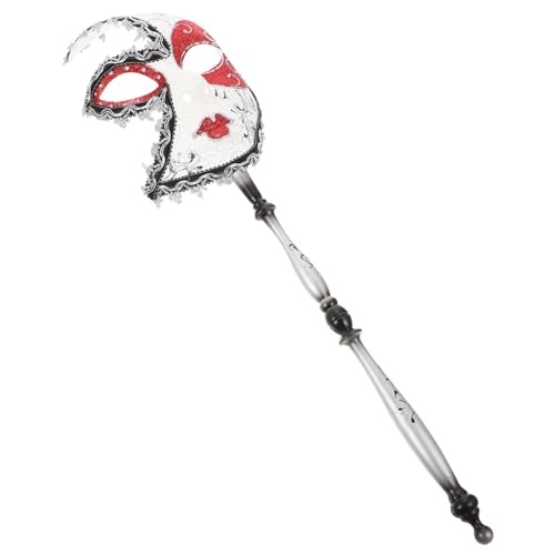 GALPADA Handmaske Machen Kostüm Cosplay -accessoires Halloween-masken- Maskerade-stick Skelett Outfits Glitzernde Masken Mit Stock Maskerademaske Mit Stock Spitzenmaske Plastik GALPADA Handmaske Machen Kostüm Cosplay -accessoires Halloween-masken- Maskerade-stick Skelett Outfits Glitzernde Masken Mit Stock Maskerademaske Mit Stock Spitzenmaske Plastik von GALPADA