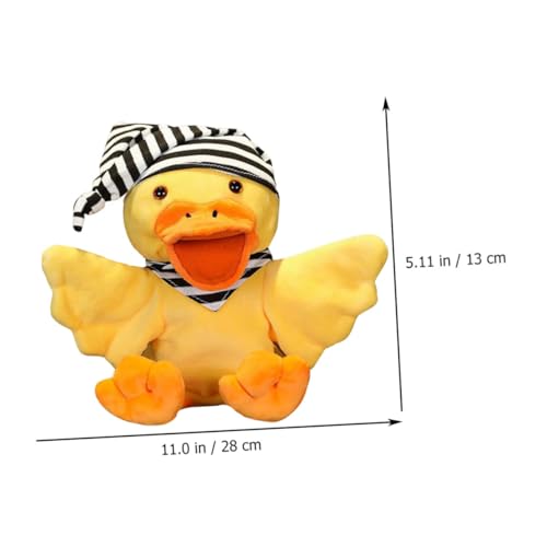 GALPADA Handpuppe Entenmotiv Weiches Plüschspielzeug Kuscheltier Interaktive Erzählpuppe Eltern Junge Mädchen Geschenk Gelb GALPADA Handpuppe Entenmotiv Weiches Plüschspielzeug Kuscheltier Interaktive Erzählpuppe Eltern Junge Mädchen Geschenk Gelb von GALPADA