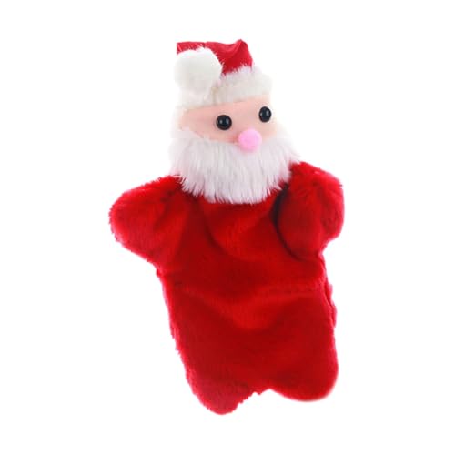 GALPADA Handpuppe Puppenpuppen Mini Fingerspielzeug Kinderpuppe Cartoon Fingerpuppe Kinderspielzeug Fingerpuppe Mini Kurzer Plüsch Rot von GALPADA