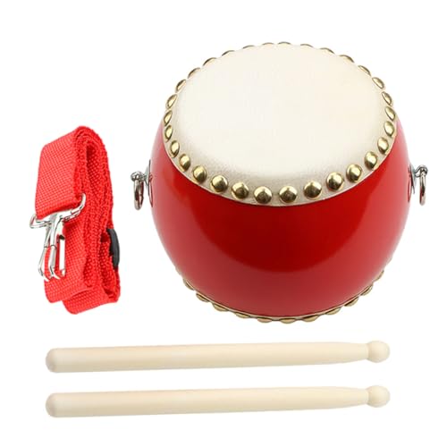 GALPADA Handtrommel für Rote Percussion mit Drumsticks für Bühnenauftritte und Musikalische Bildung Lernspielzeug für Kleine Musiker GALPADA Handtrommel für Rote Percussion mit Drumsticks für Bühnenauftritte und Musikalische Bildung Lernspielzeug für Kleine Musiker von GALPADA