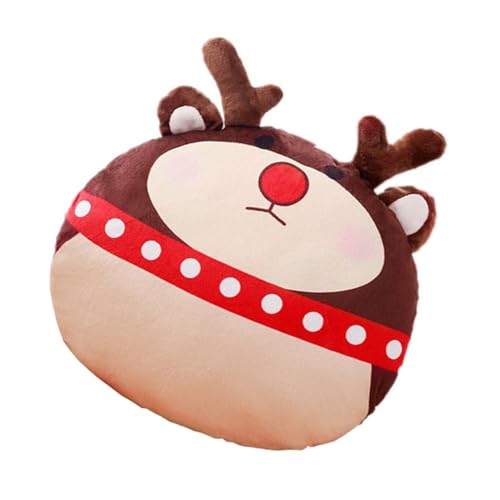 GALPADA Handwärmer Kissen Weihnachten Dekokissen Kissen Plüschtiere Kuscheltier Braun von GALPADA