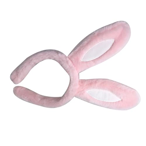 GALPADA Hasenohren Stirnband Kaninchen Ohren Haarreif Plüsch Bunny Headband für Mädchen und Frauen Ostern Party Kostüm Karneval Geschenk Zubehör von GALPADA