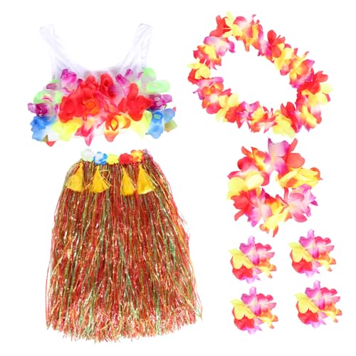 GALPADA Hawaii Grass Skirt Set Teilig aus Dickem Fließgras Inkl Halskette Armband Stirnband Tropisches Luau Kostüm für Damen Strandparty Deko Vielseitig für Gruppenevents und Karneval GALPADA Hawaii Grass Skirt Set Teilig aus Dickem Fließgras Inkl Halskette Armband Stirnband Tropisches Luau Kostüm für Damen Strandparty Deko Vielseitig für Gruppenevents und Karneval von GALPADA