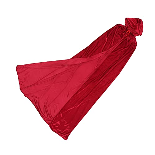 GALPADA Hexenumhang Umhang Abschlussball Umhang Klassischer Farbiger Hexenmantel Halloween- -Dekorationen Halloween-kostüm, Cosplay-Outfit Halloweenkostüm Horror Goldener Samt von GALPADA