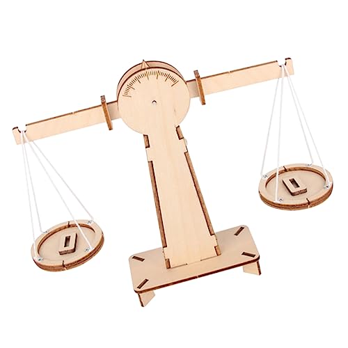 GALPADA Holz Balancewaage DIY für Interaktives Bastelprojekt Pädagogisches Experiment Handgemachte Holzspielzeug für Jungen und Mädchen Fördert Geschicklichkeit und Kreativität von GALPADA