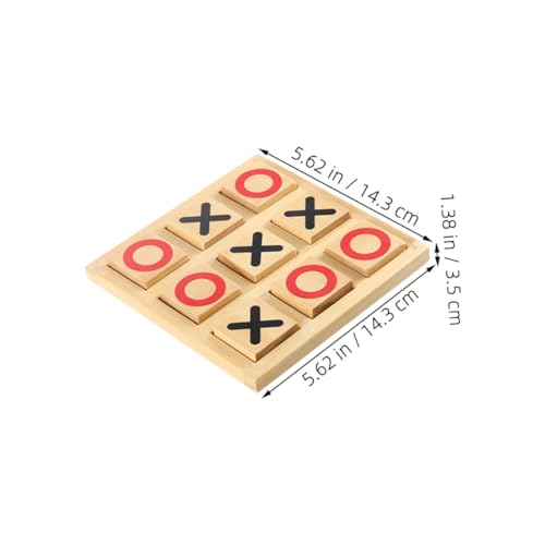 GALPADA Holz Chess Board Spielset Leicht Lernbar Sicherer Holzspielzeug Familien Tischspiel Kompakt Tragbar Fördert Logik und Kommunikation für Erwachsene von GALPADA