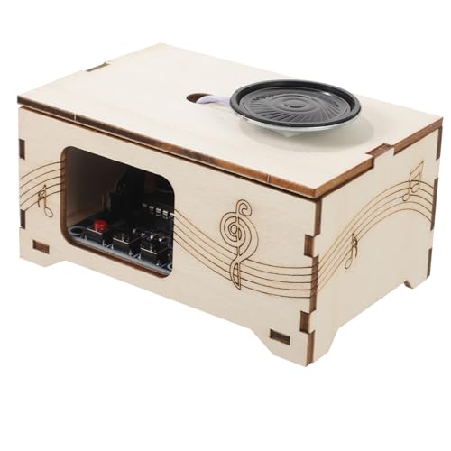 GALPADA Holz DIY Tonrekorder mit Spieluhr Mechanisches Aufnahmegerät Holzbausatz zum Zusammenbauen Kreatives Wissenschafts Experiment und Musikinstrument Modell GALPADA Holz DIY Tonrekorder mit Spieluhr Mechanisches Aufnahmegerät Holzbausatz zum Zusammenbauen Kreatives Wissenschafts Experiment und Musikinstrument Modell von GALPADA