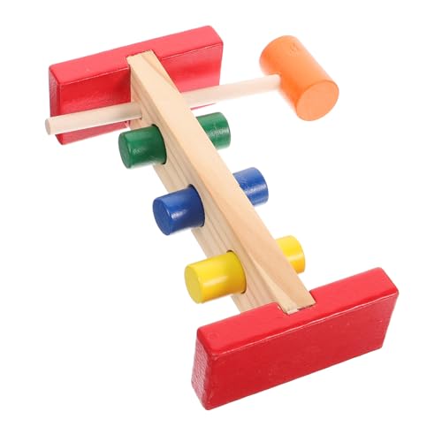 GALPADA Holz Hammer Bunte Motorische Lernspielzeug Ab Jahre Robustes Holz Pädagogisches Nagelspiel für Frühe Entwicklung und Hand Auge Koordination GALPADA Holz Hammer Bunte Motorische Lernspielzeug Ab Jahre Robustes Holz Pädagogisches Nagelspiel für Frühe Entwicklung und Hand Auge Koordination von GALPADA