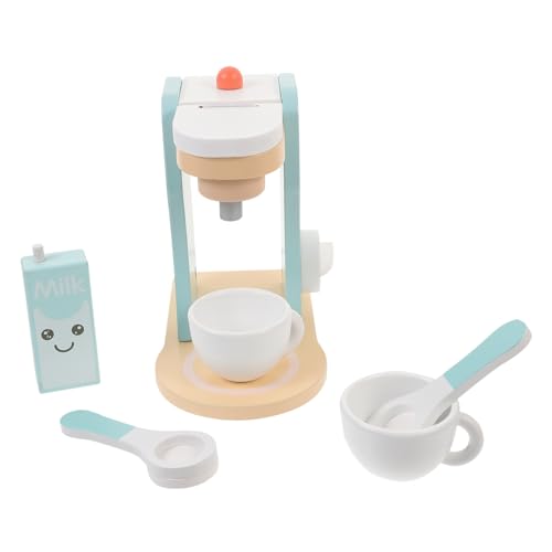 GALPADA Holz Kaffeemaschine Set Küche Zubehör Rollenspiel Kreativitätsfördernd Sicher Glatte Oberfläche Stabil Natürliches Material GALPADA Holz Kaffeemaschine Set Küche Zubehör Rollenspiel Kreativitätsfördernd Sicher Glatte Oberfläche Stabil Natürliches Material von GALPADA