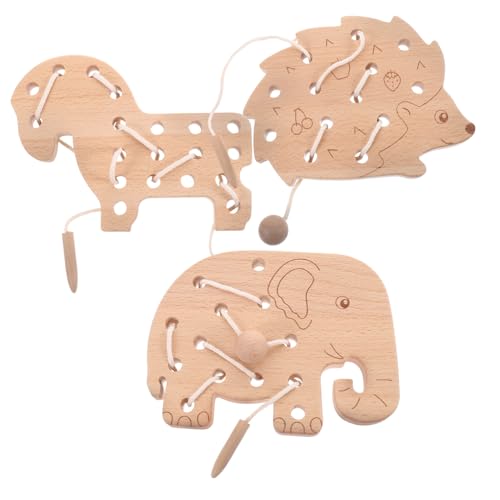 GALPADA Holz Lacing Tiermotiv Motorikspielzeug für Montessori Lernspielzeug Fördert Hand Auge Koordination Geduld Konzentration Tragbar für Reisen GALPADA Holz Lacing Tiermotiv Motorikspielzeug für Montessori Lernspielzeug Fördert Hand Auge Koordination Geduld Konzentration Tragbar für Reisen von GALPADA