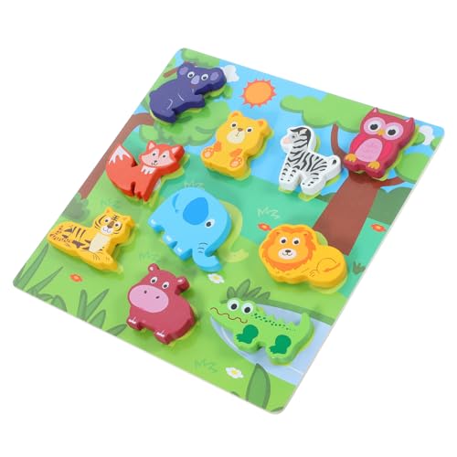 GALPADA Holz Puzzle Lernspielzeug Steckpuzzle für Kleinkinder Jungen Mädchen Montessori aus Sicherem Holz Fördert Hand Auge Koordination und Farbverständnis GALPADA Holz Puzzle Lernspielzeug Steckpuzzle für Kleinkinder Jungen Mädchen Montessori aus Sicherem Holz Fördert Hand Auge Koordination und Farbverständnis von GALPADA